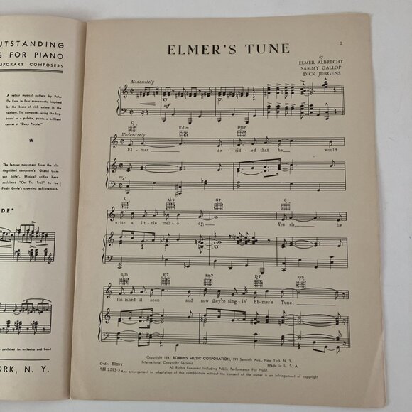 1940s Vintage Sheet Music Come Rain or Come Shine Mercer, Crosby, Frankie Laine - Picture 13 of 16